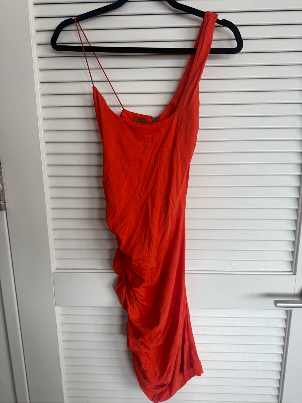 ALIX NYC One-Shoulder Red Asymmetric Dress